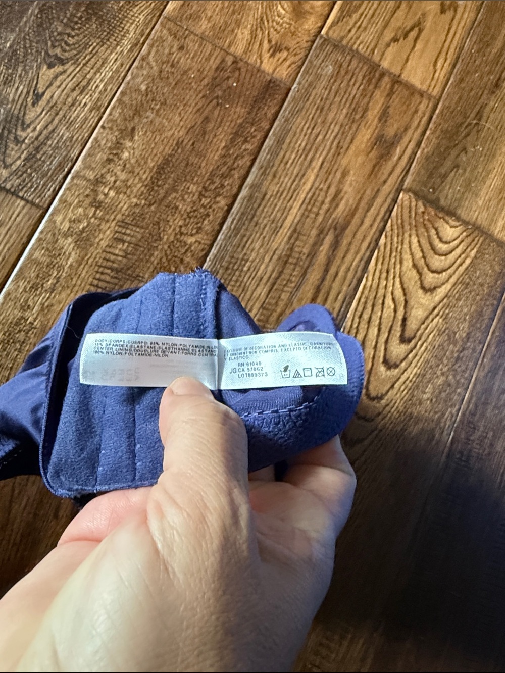 NWT Wacoal Deep Blue Underwire Full-Coverage Bra Size 34DDD - Picture 4 of 6